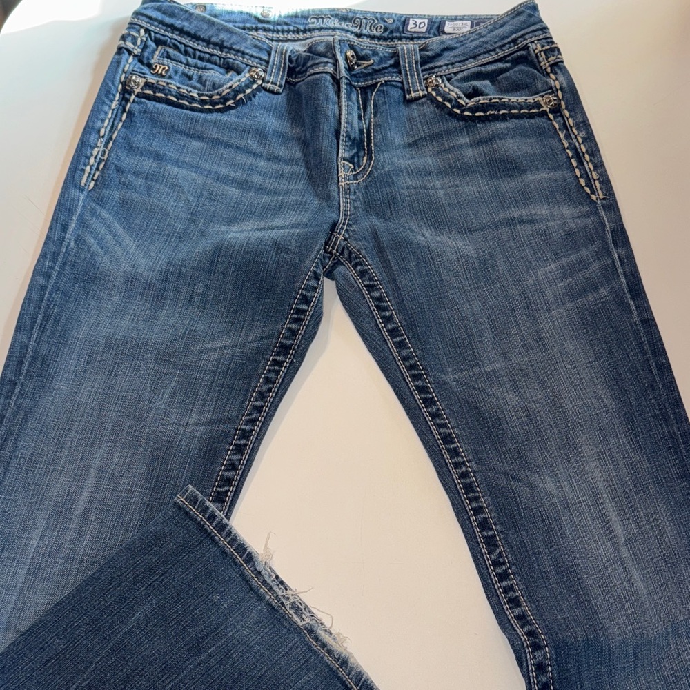 Miss Me Women's‎ Boot Cut Blue Jeans